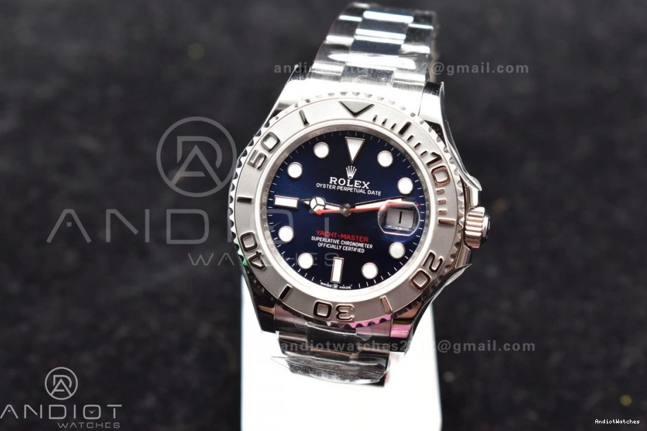 1205 126622 SS 1:1 SmartChoice Best Edition on GSF A Yacht-Master Bracelet Dial Blue 0505